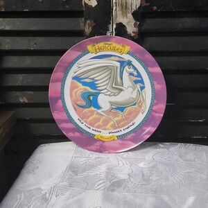 McDonald's Disney Hercules Pegasus Pink Blue Decorative Plate